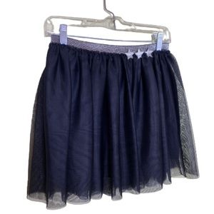 COPY - tutu skirt with silver elastic waistband adorned with 3 star appliqués